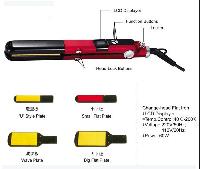 Professional hair straightener titanium plate